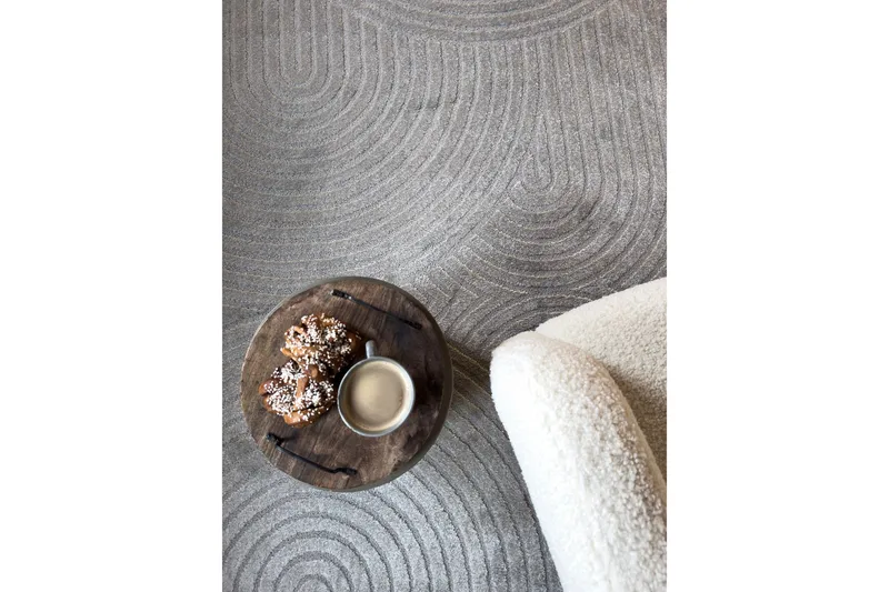 Genova Zen Wiltonmatta 280x380 cm Rektangulär - Grå - Textil & mattor - Matta - Modern matta - Friezematta