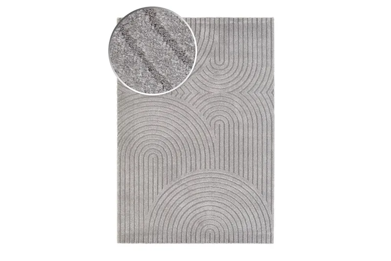 Genova Zen Wiltonmatta 280x380 cm Rektangulär - Grå - Textil & mattor - Matta - Modern matta - Friezematta