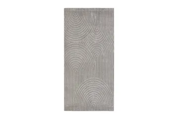 Genova Zen Wiltonmatta 80x150 cm Rektangulär - Grå - Textil & mattor - Matta - Modern matta - Friezematta