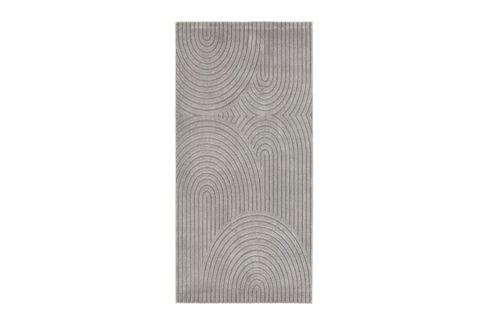 Genova Zen Wiltonmatta 80x150 cm Rektangulär - Grå