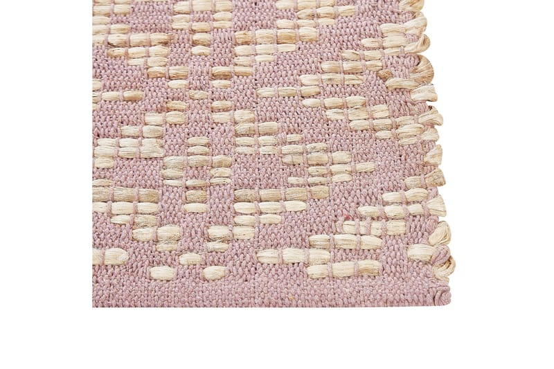 Gerze Bomullsmatta 160x230 cm - Rosa - Textil & mattor - Matta - Modern matta - Bomullsmatta