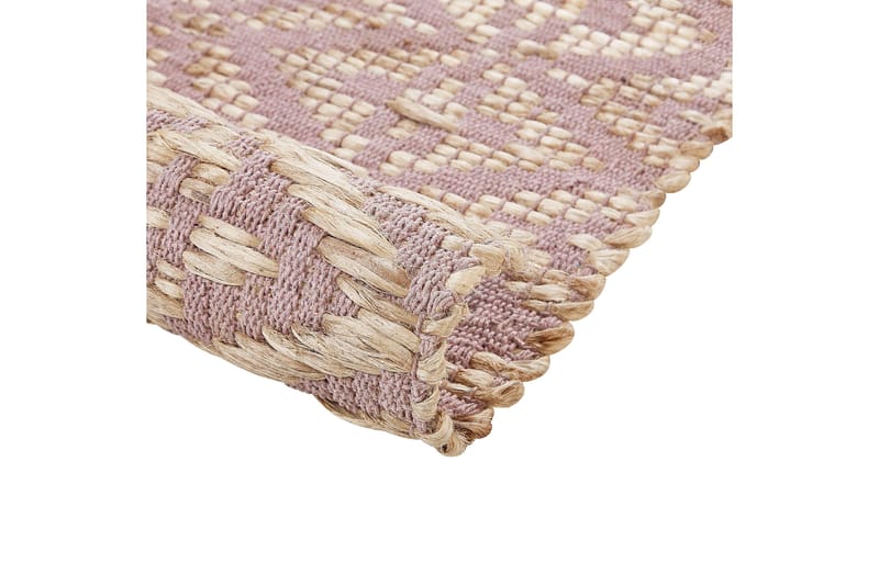 Gerze Bomullsmatta 160x230 cm - Rosa - Textil & mattor - Matta - Modern matta - Bomullsmatta
