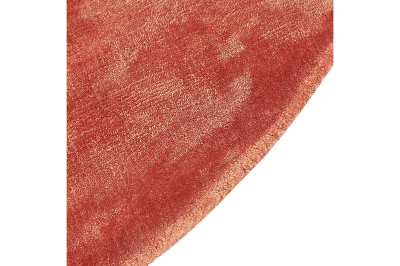 GesiIi Ryamatta 140 cm Rund - Orange - Textil & mattor - Matta - Modern matta - Ryamatta