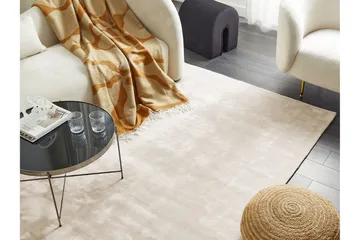 GesiIi Ryamatta 140x200 cm - Beige - Textil & mattor - Matta - Modern matta - Ryamatta