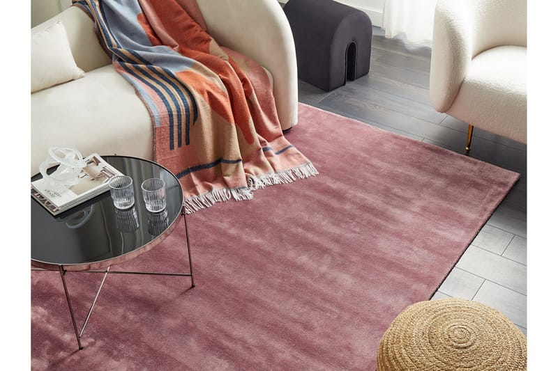 GesiIi Ryamatta 140x200 cm - Rosa - Textil & mattor - Matta - Modern matta - Ryamatta