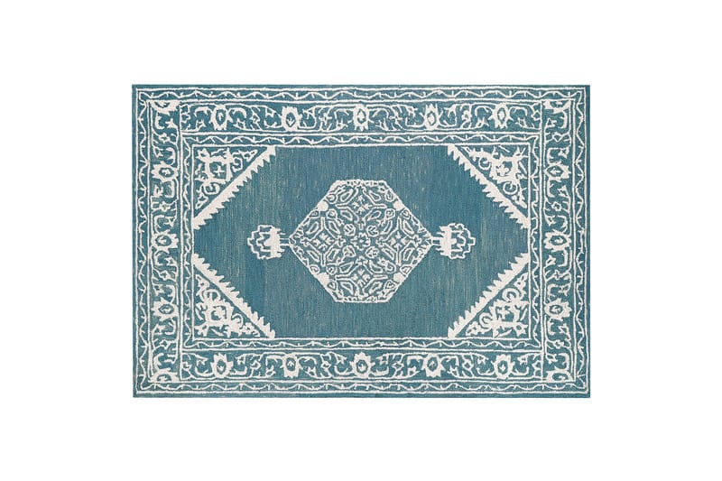 Gevas Ullmatta 140x200 cm - Blå - Textil & mattor - Matta - Modern matta - Ullmatta