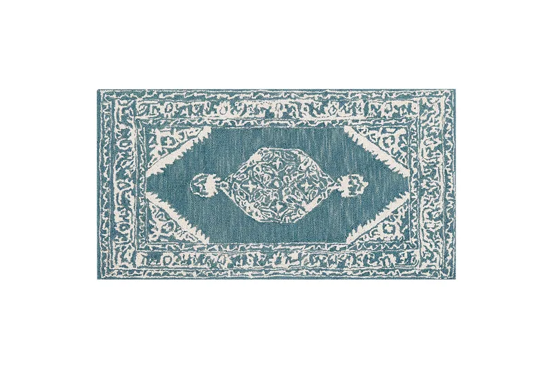 Gevas Ullmatta 80x150 cm, Blå