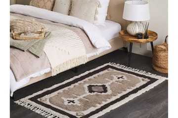 Geyve Bomullsmatta 80x150 cm - Beige - Textil & mattor - Matta - Modern matta - Bomullsmatta