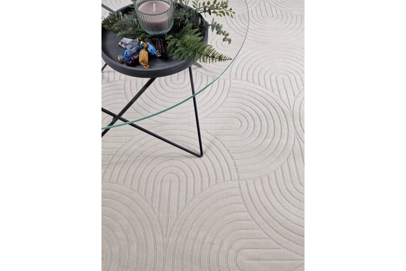 Granada Viskosmatta 200x290 cm - Creme - Textil & mattor - Matta - Modern matta - Viskosmatta & konstsilkesmatta