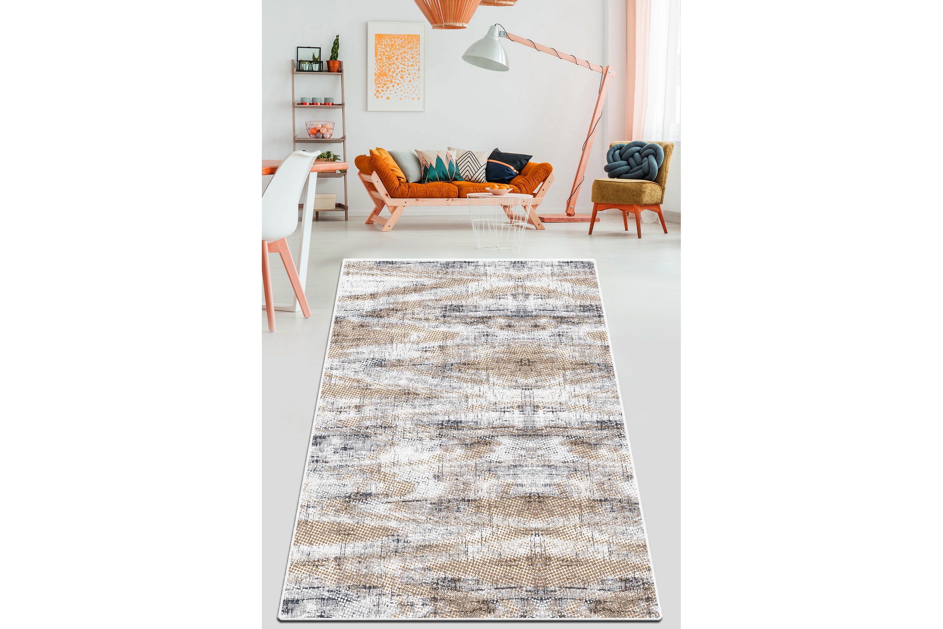 gångmatta nirwat 80x100 cm rektangulär - flerfärgad