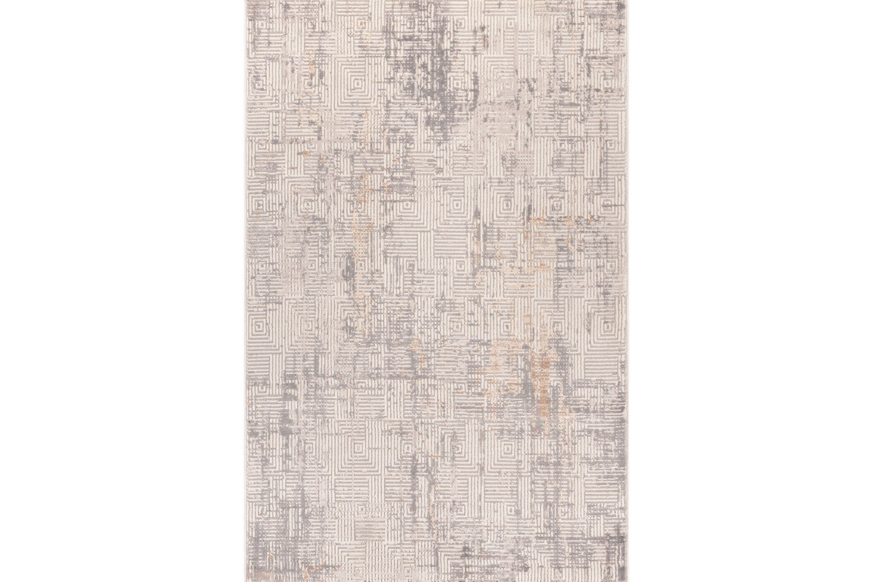 marlyn gångmatta 80x150 cm rektangulär - grå/beige/brun