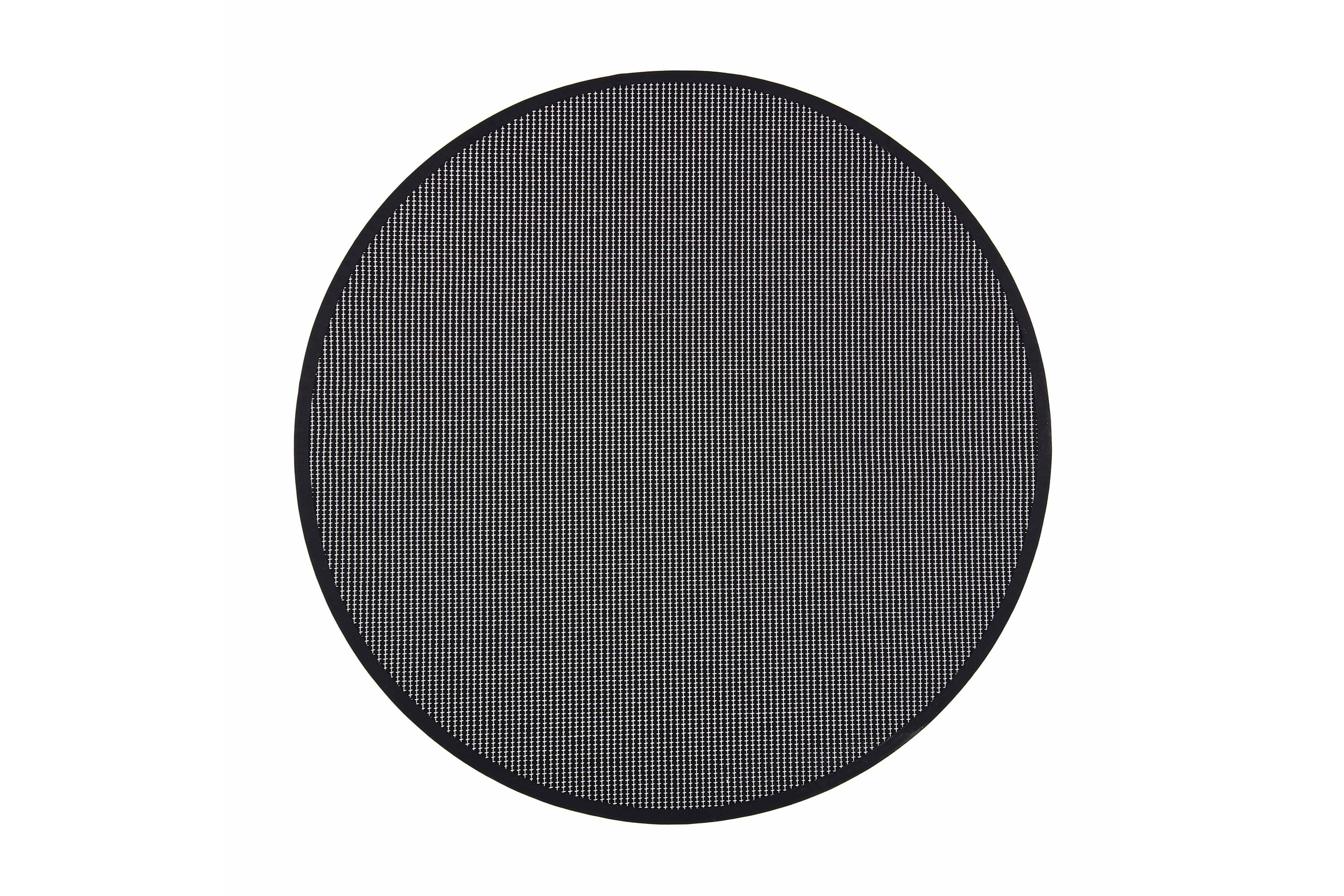 matta lyyra2 rund 133 cm svart - vm carpet