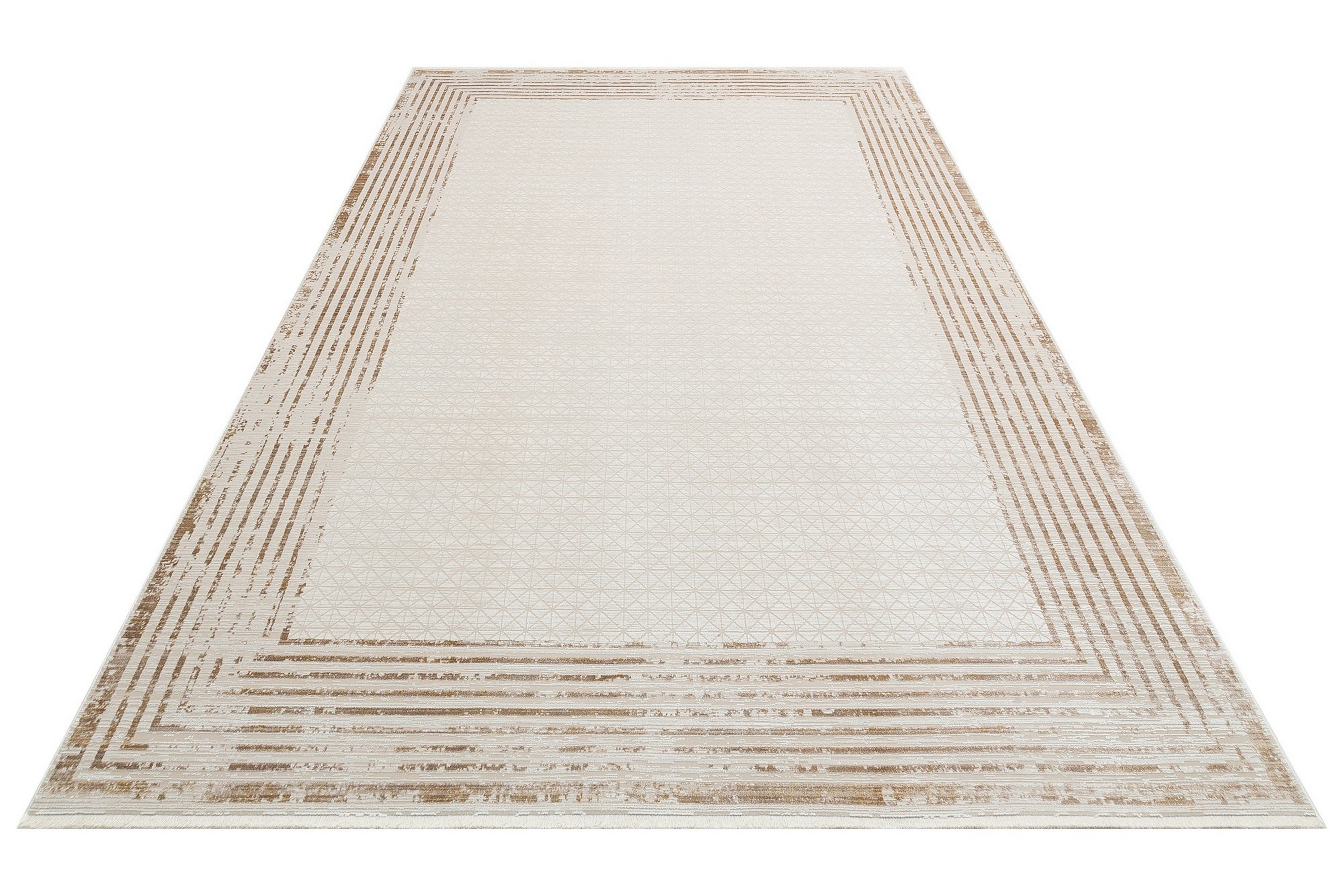 Gångmatta Mhl 100x300 Rektangulär Creme/Guld