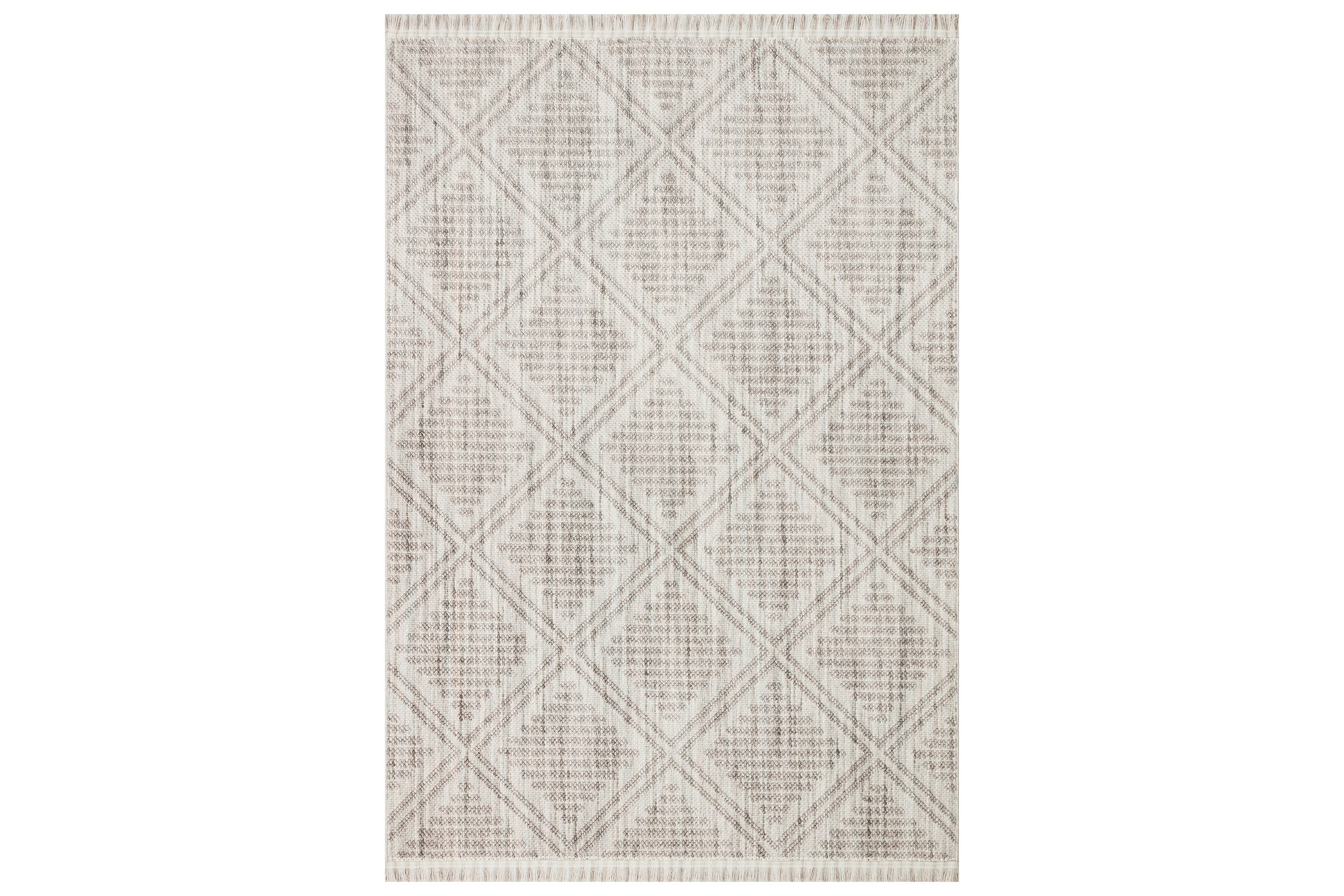 gångmatta norihiko 80x300 cm rektangulär - grå/silver