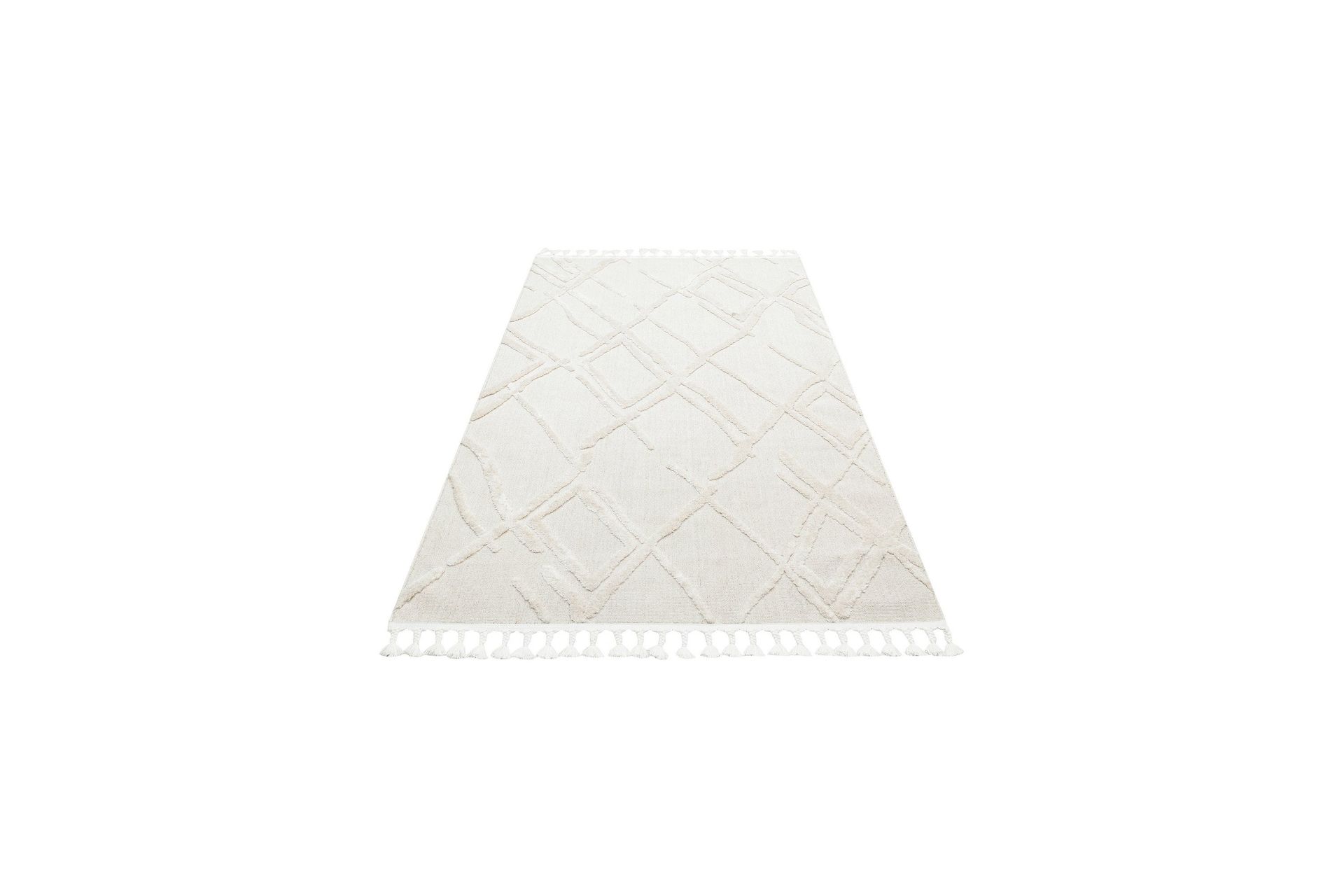 Tolina G&aring;ngmatta 80x300 cm Rektangul&auml;r - Vit