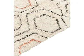 Hajipur Ryamatta 160x230 cm - Beige - Textil & mattor - Matta - Modern matta - Bomullsmatta