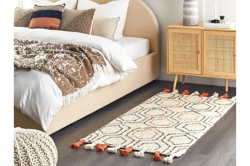 Hajipur Ryamatta 80x150 cm - Beige - Textil & mattor - Matta - Modern matta - Ryamatta