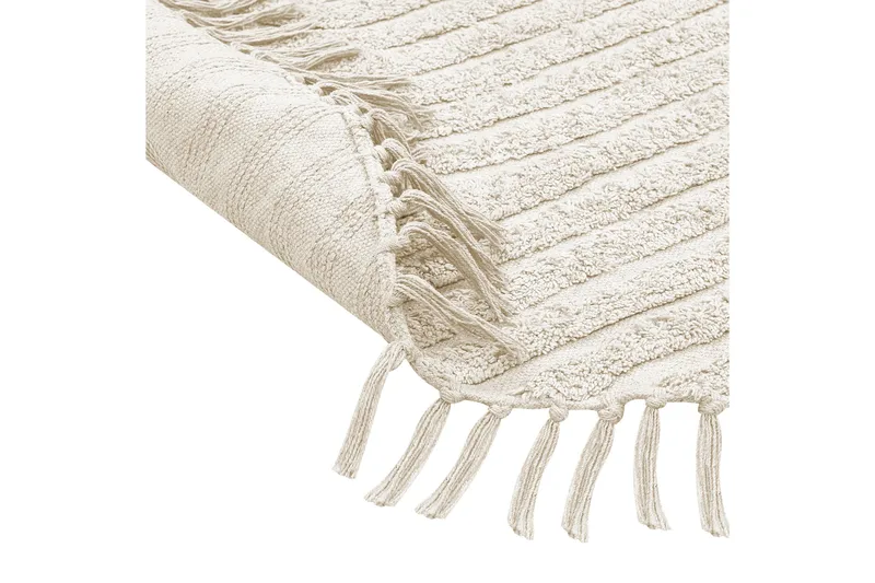 Halfeti Ryamatta 140 cm Rund - Beige - Textil & mattor - Matta - Modern matta - Ryamatta