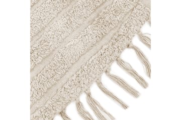 Halfeti Ryamatta 140 cm Rund - Beige - Textil & mattor - Matta - Modern matta - Bomullsmatta