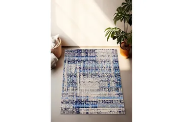 Hallmatta Stribor Blå - 80 x 200 cm - Textil & mattor - Matta - Modern matta - Gångmatta
