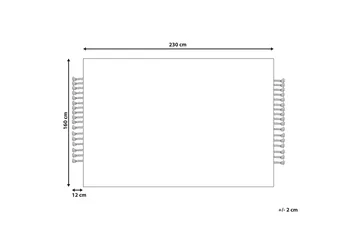 Hamzalar Jutematta 160x230 cm - Beige - Textil & mattor - Matta - Modern matta - Jutematta & hampamatta