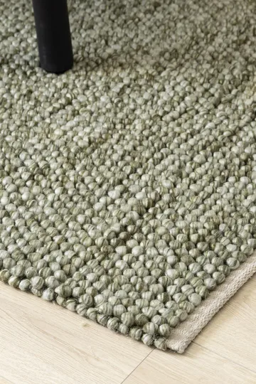 Handvävd Matta Bubble 300x400 cm - Olivgrön - Textil & mattor - Matta - Modern matta - Ullmatta