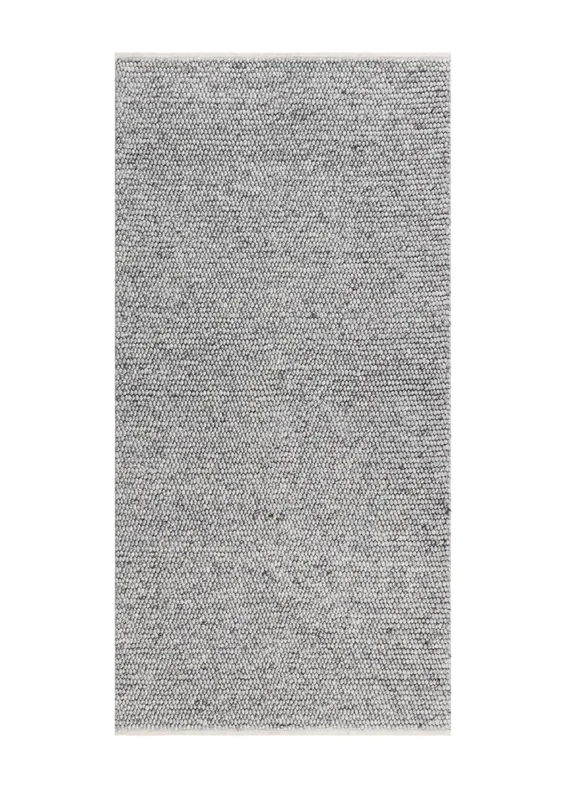 Handvävd Matta Bubble 75x150 cm, Grå