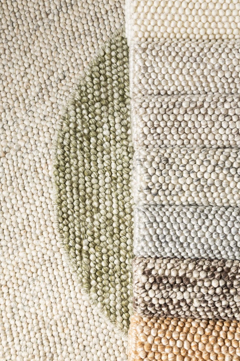 Handvävd Matta Bubble 75x150 cm - Grå - Textil & mattor - Matta - Modern matta - Ullmatta