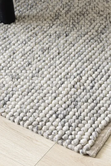 Handvävd Matta Bubble Kvadratisk 300x300 cm - Grå Melange - Textil & mattor - Matta - Modern matta - Ullmatta