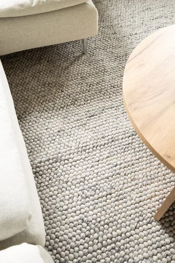 Handvävd Matta Bubble Kvadratisk 300x300 cm - Grå Melange - Textil & mattor - Matta - Modern matta - Ullmatta