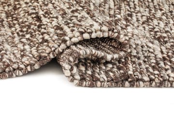 Handvävd Matta Bubble Rund 120 cm - Choklad Melange - Textil & mattor - Matta - Modern matta - Ullmatta
