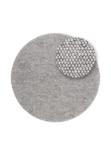 Handvävd Matta Bubble Rund 200 cm - Grå - Textil & mattor - Matta - Modern matta - Ullmatta