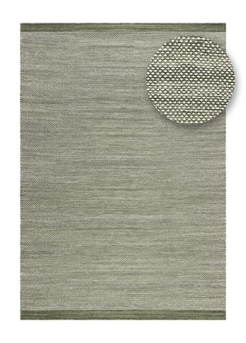 Handvävd Matta Sandhamn 140x200 cm - Grön - Textil & mattor - Matta - Modern matta - Ullmatta