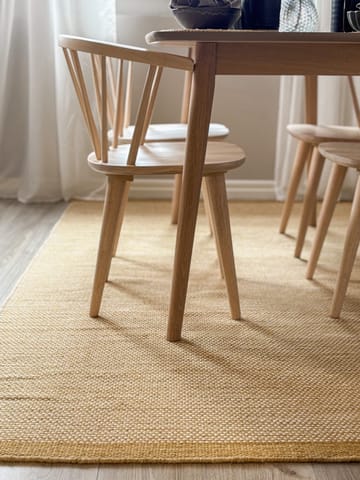 Handvävd Matta Sandhamn 140x200 cm - Ockragul - Textil & mattor - Matta - Modern matta - Ullmatta