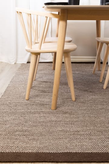 Handvävd Matta Sandhamn 200x300 cm - Choklad - Textil & mattor - Matta - Modern matta - Ullmatta