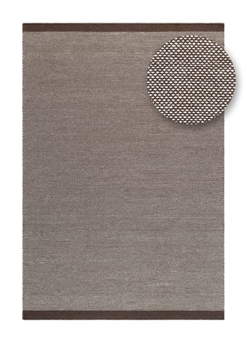 Handvävd Matta Sandhamn 200x300 cm - Choklad - Textil & mattor - Matta - Modern matta - Ullmatta