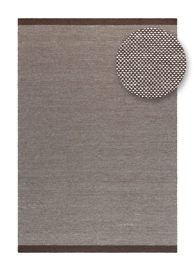 Handvävd Matta Sandhamn 200x300 cm - Choklad - Textil & mattor - Matta - Modern matta - Ullmatta