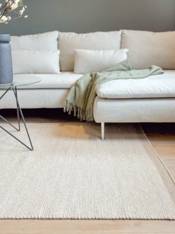 Handvävd Matta Sandhamn 300x400 cm - Natur - Textil & mattor - Matta - Modern matta - Ullmatta