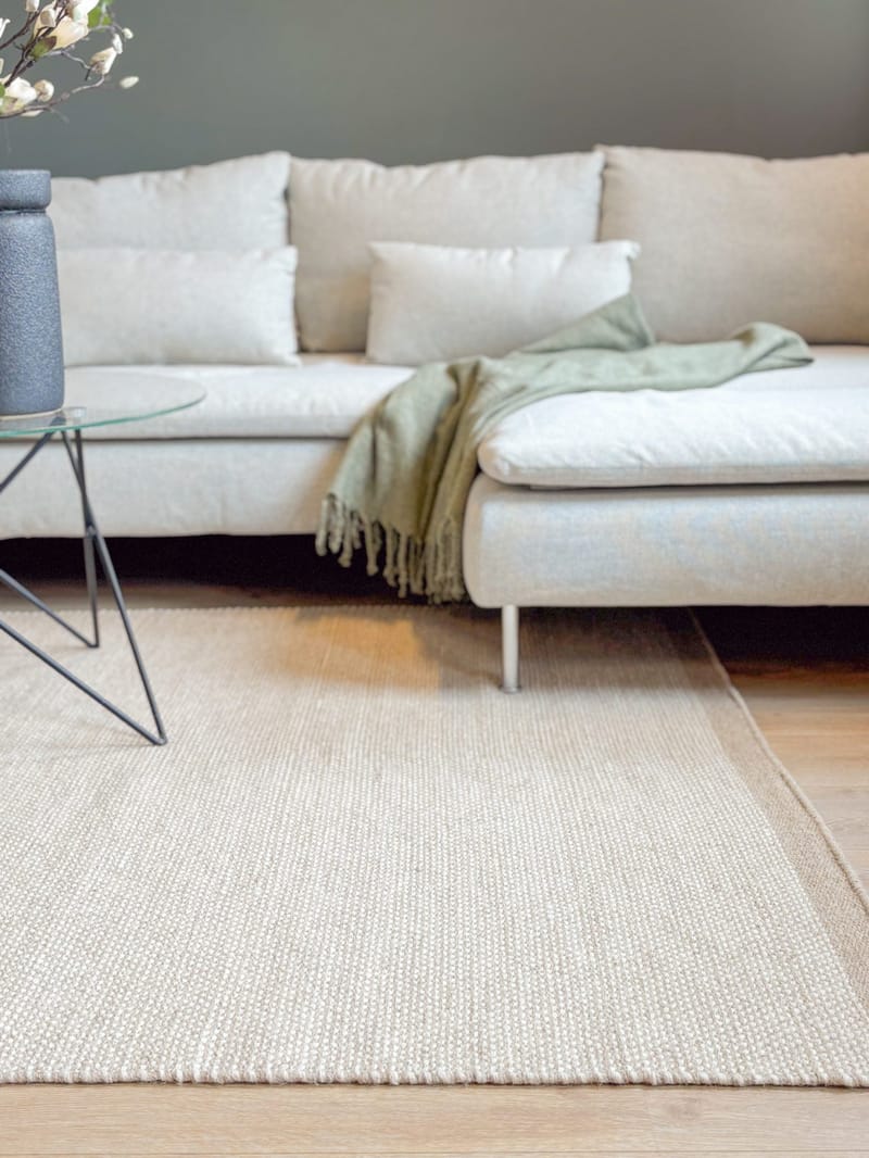 Handvävd Matta Sandhamn 300x400 cm - Natur - Textil & mattor - Matta - Modern matta - Ullmatta