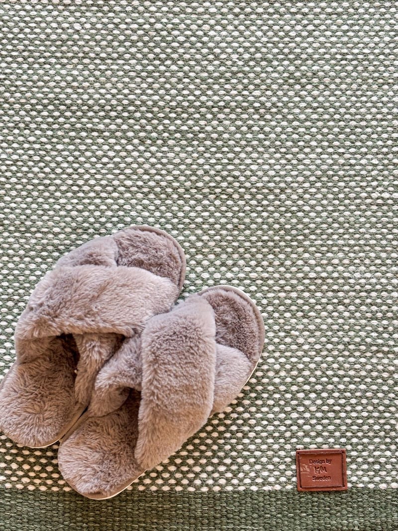 Handvävd Matta Sandhamn 300x400 cm - Smaragdgrön - Textil & mattor - Matta - Modern matta - Ullmatta