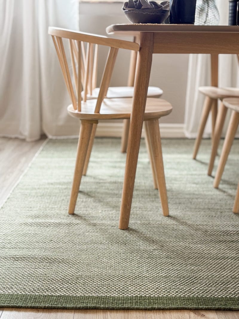 Handvävd Matta Sandhamn 300x400 cm - Smaragdgrön - Textil & mattor - Matta - Modern matta - Ullmatta