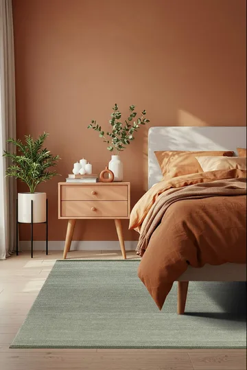 Handvävd Matta Sandhamn 300x400 cm - Smaragdgrön - Textil & mattor - Matta - Modern matta - Ullmatta