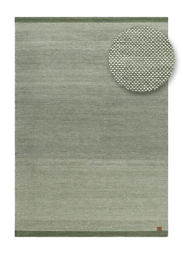 Handvävd Matta Sandhamn 300x400 cm - Smaragdgrön - Textil & mattor - Matta - Modern matta - Ullmatta