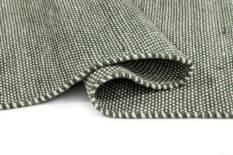 Handvävd Matta Sandhamn 300x400 cm - Smaragdgrön - Textil & mattor - Matta - Modern matta - Ullmatta