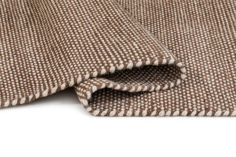Handvävd Matta Sandhamn 75x230 cm - Mörklinne - Textil & mattor - Matta - Modern matta - Ullmatta