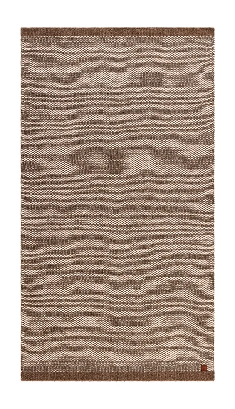 Handvävd Matta Sandhamn 75x230 cm, Mörklinne
