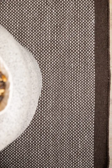 Handvävd Matta Sandhamn Kvadratisk 250x250 cm - Choklad - Textil & mattor - Matta - Modern matta - Ullmatta