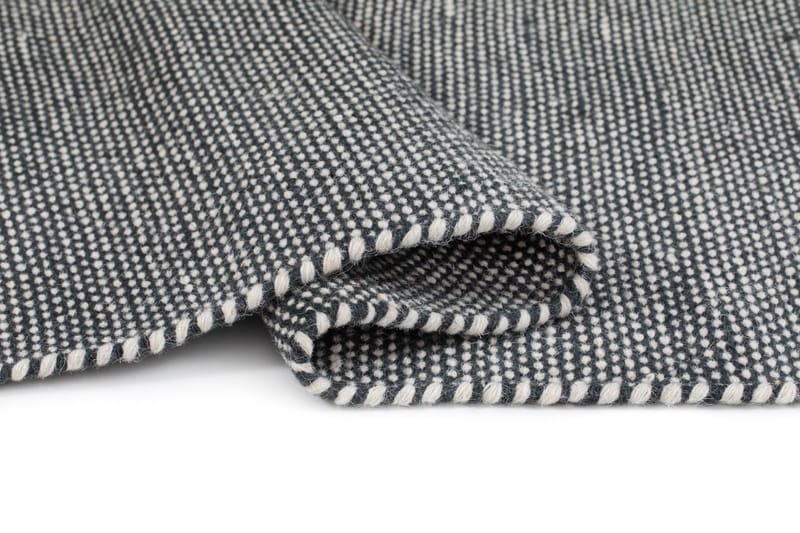 Handvävd Matta Sandhamn Kvadratisk 250x250 cm - indigoblå - Textil & mattor - Matta - Modern matta - Ullmatta