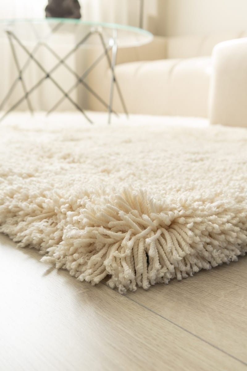 Handvävd Matta Sorrento 240x340 cm - Creme - Textil & mattor - Matta - Modern matta - Ryamatta