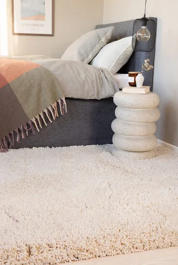 Handvävd Matta Sorrento 240x340 cm - Creme - Textil & mattor - Matta - Modern matta - Ryamatta